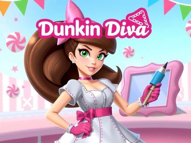 Dunkin Diva Game Cover